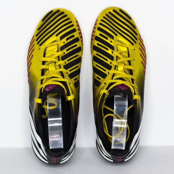 Adidas Mens Youth Predator Absolion LZ TRX FG Soccer Cleats Yellow Size 6.5 | AS - Picture 5 of 7